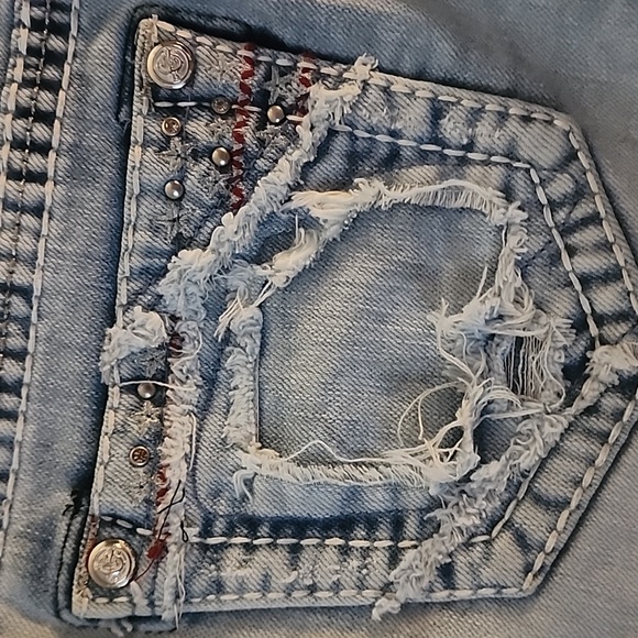 Grace American Flag Short Shorts. Size: 28 - Picture 5 of 7